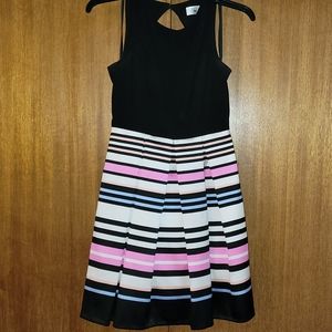 EUC Multi-Color Striped Party Dress